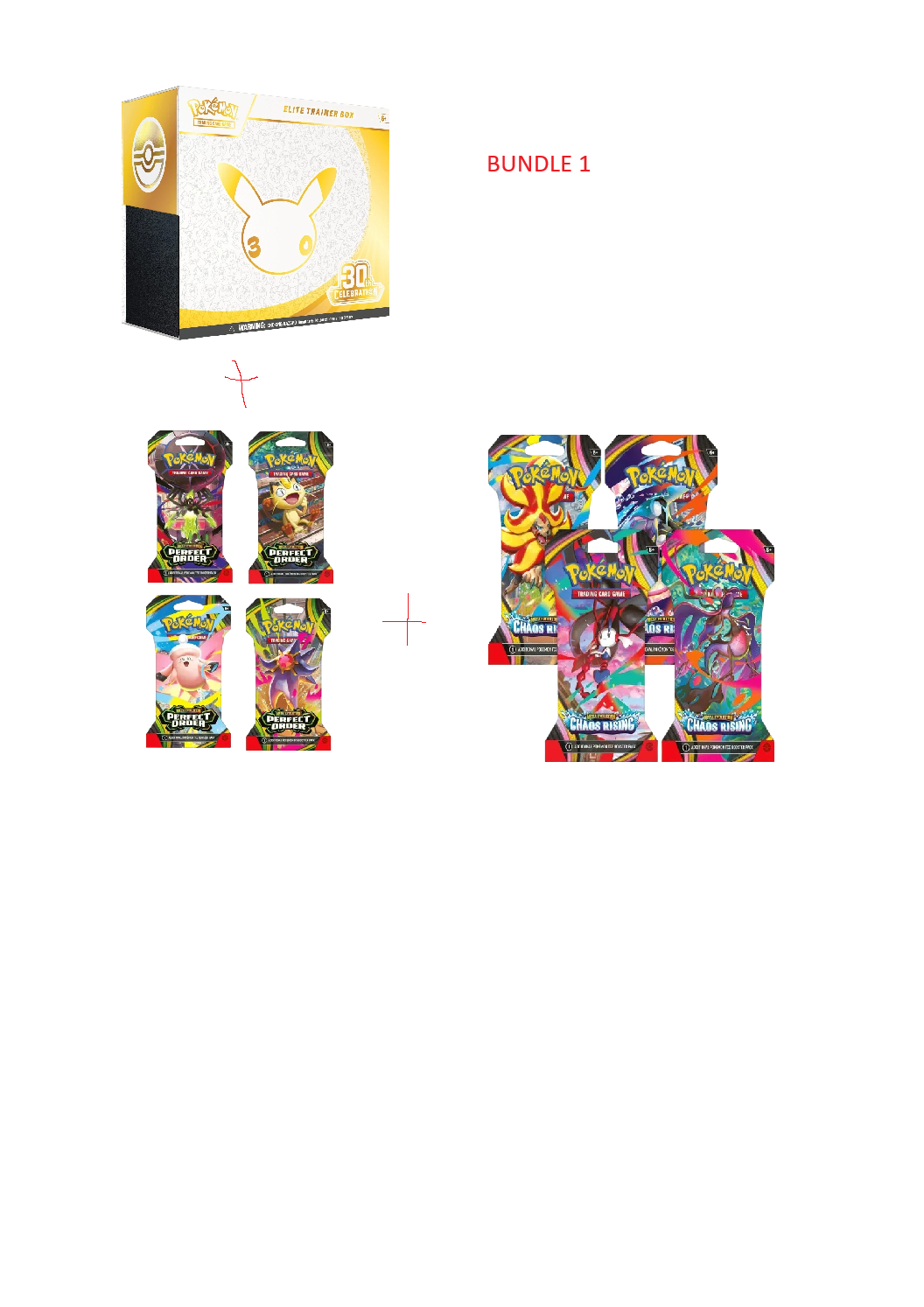 (Sealed) 30th Celebration Bundle 1 (1 Bundle only)