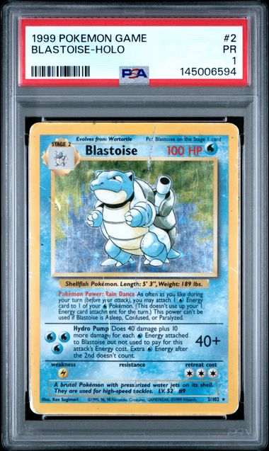 PSA 1 - Blastoise Base Set