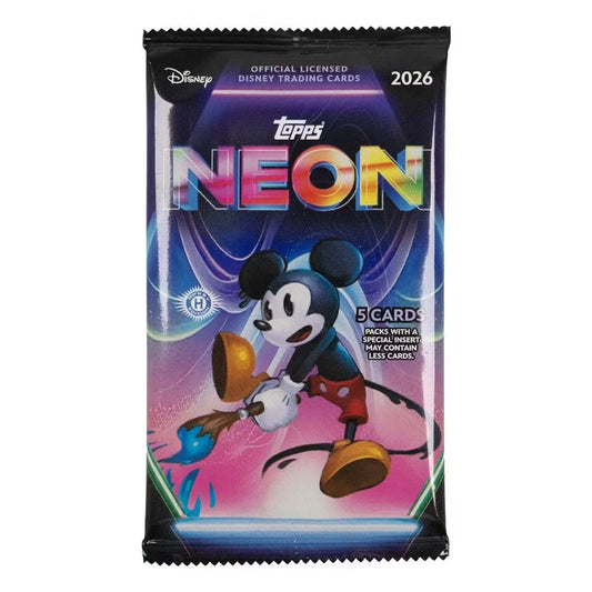 Topps 2026 Disney Neon Hobby Pack